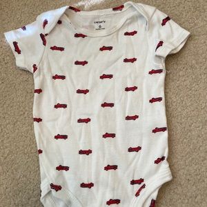 Fire truck onesie